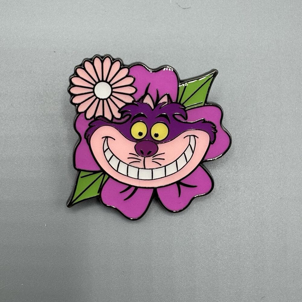 Loungefly Disney Alice's CHESHIRE CAT Floral Blind Box Enamel Pin New Open Box